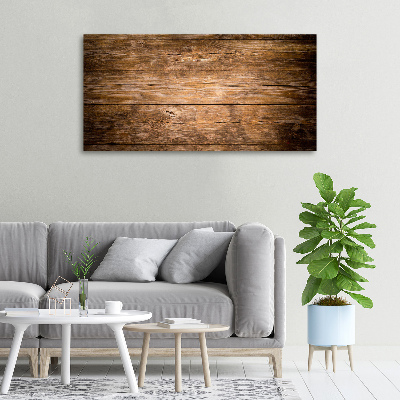 Foto op canvas Houten achtergrond