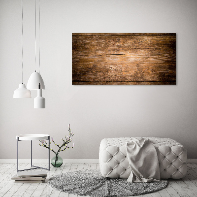 Foto op canvas Houten achtergrond
