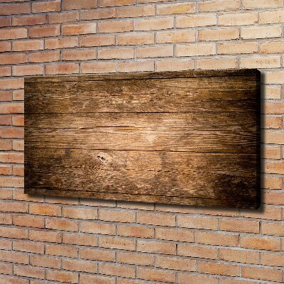 Foto op canvas Houten achtergrond