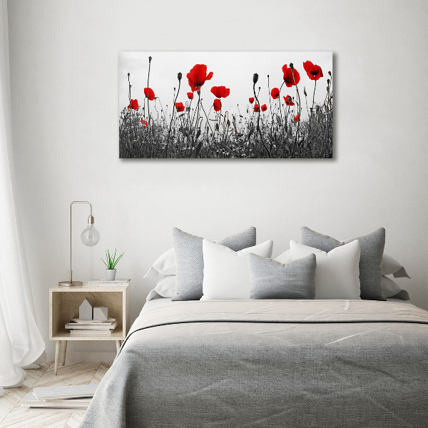 Canvas schilderij Klaprozen