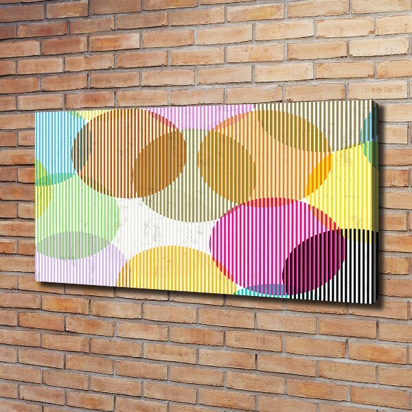 Canvas foto Gekleurde cirkels