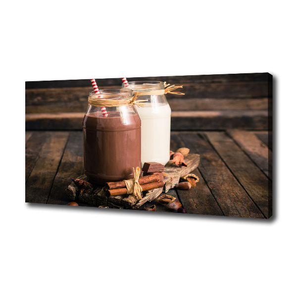 Schilderij op canvas Cocktails in potjes