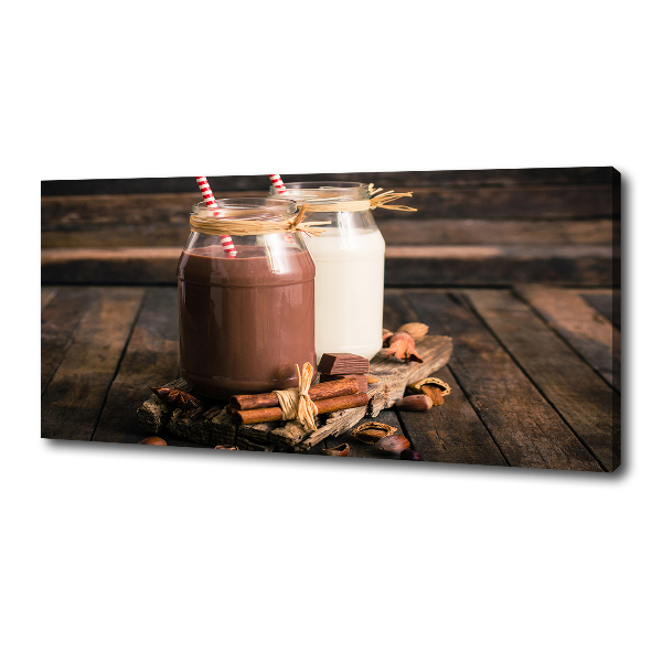 Schilderij op canvas Cocktails in potjes