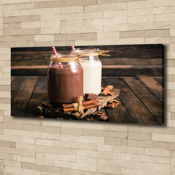 Schilderij op canvas Cocktails in potjes