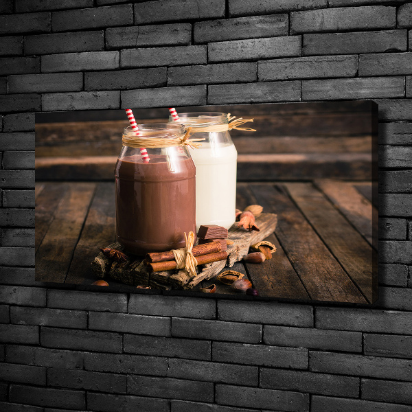 Schilderij op canvas Cocktails in potjes