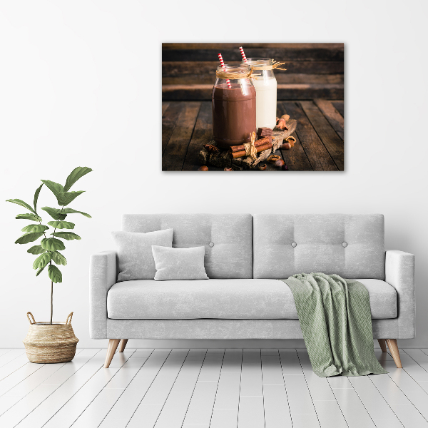 Schilderij op canvas Cocktails in potjes