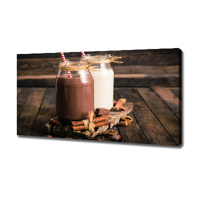 Schilderij op canvas Cocktails in potjes
