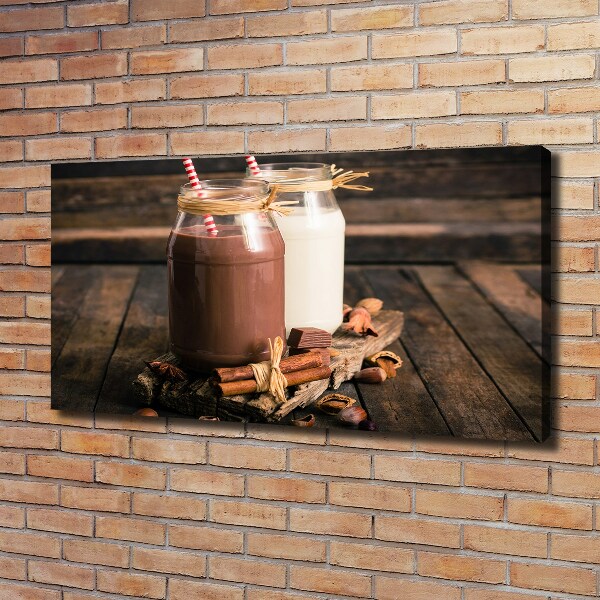 Schilderij op canvas Cocktails in potjes