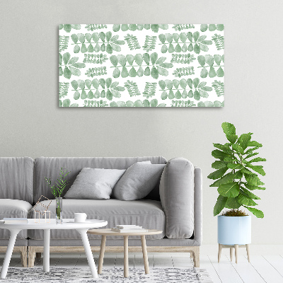 Foto canvas Groene bladeren