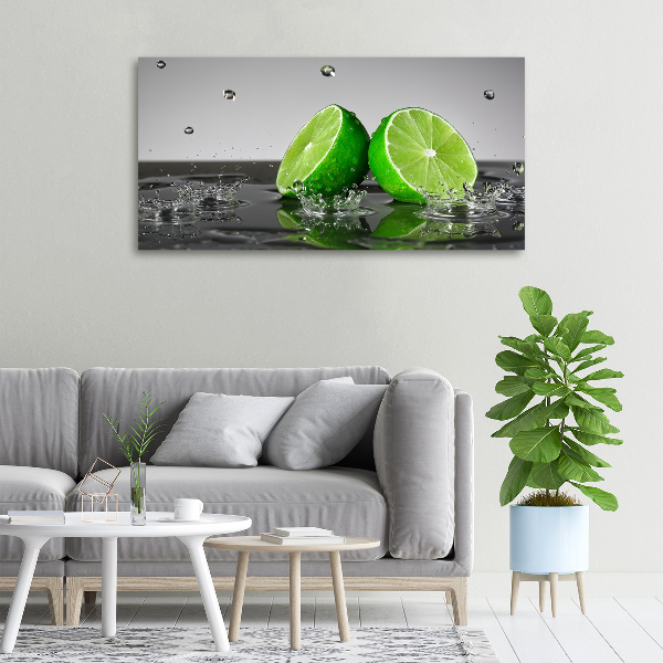 Foto op canvas Kalk in water