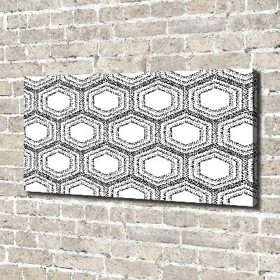 Foto op canvas Geometrische achtergrond