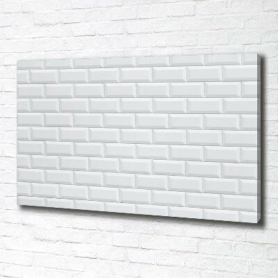 Canvas foto Keramische wand