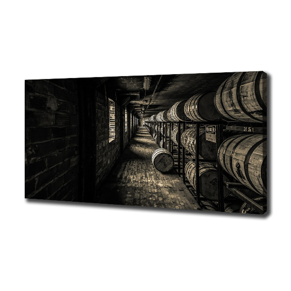 Canvas schilderij Bourbonvaten