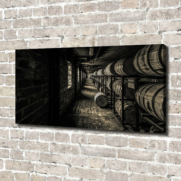 Canvas schilderij Bourbonvaten