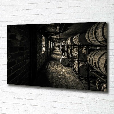 Canvas schilderij Bourbonvaten