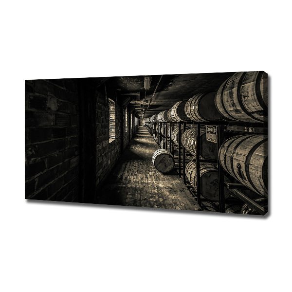 Canvas schilderij Bourbonvaten