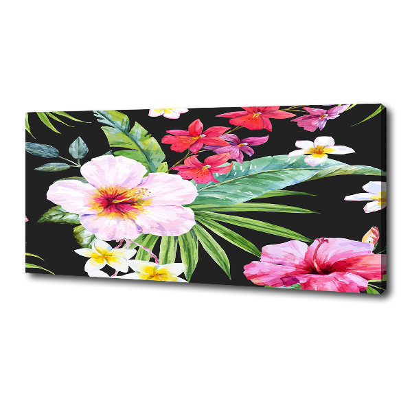 Foto canvas Hawaiiaanse bloemen