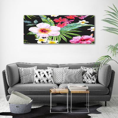 Foto canvas Hawaiiaanse bloemen