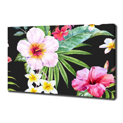 Foto canvas Hawaiiaanse bloemen