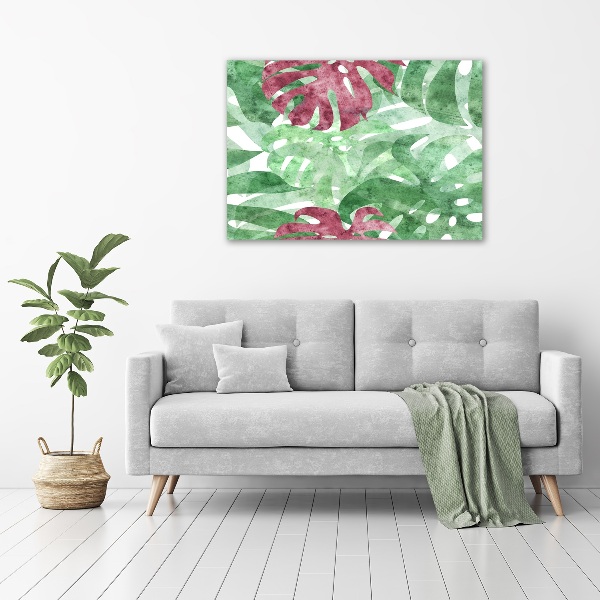 Foto op canvas Monstera