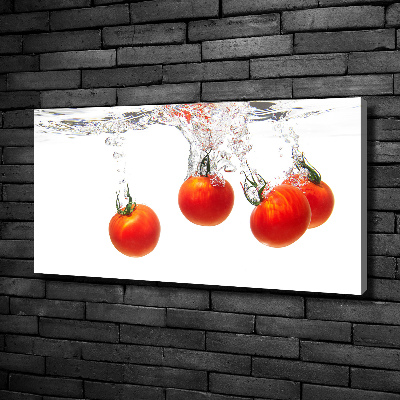 Foto canvas Tomaten onder water
