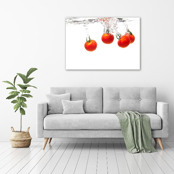 Foto canvas Tomaten onder water