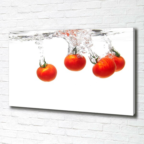 Foto canvas Tomaten onder water