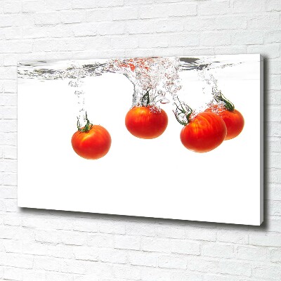 Foto canvas Tomaten onder water