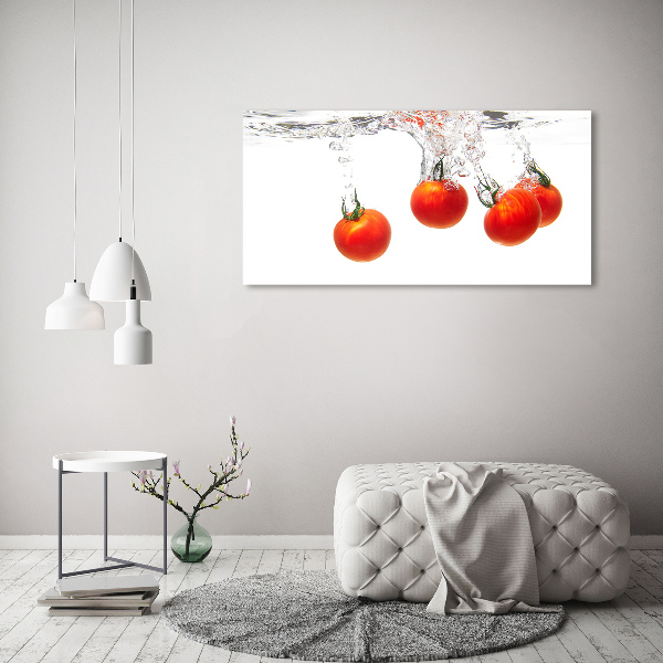 Foto canvas Tomaten onder water