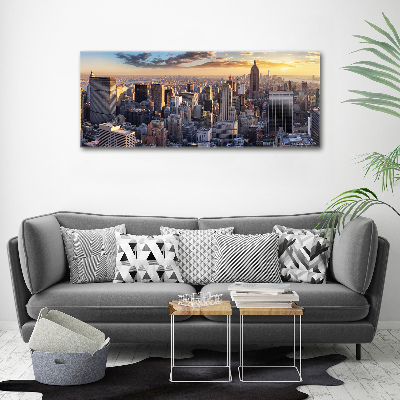 Foto op canvas New York vanuit vogelperspectief