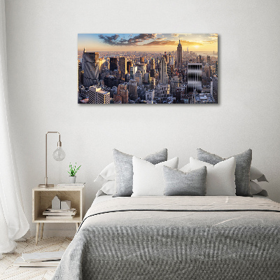 Foto op canvas New York vanuit vogelperspectief