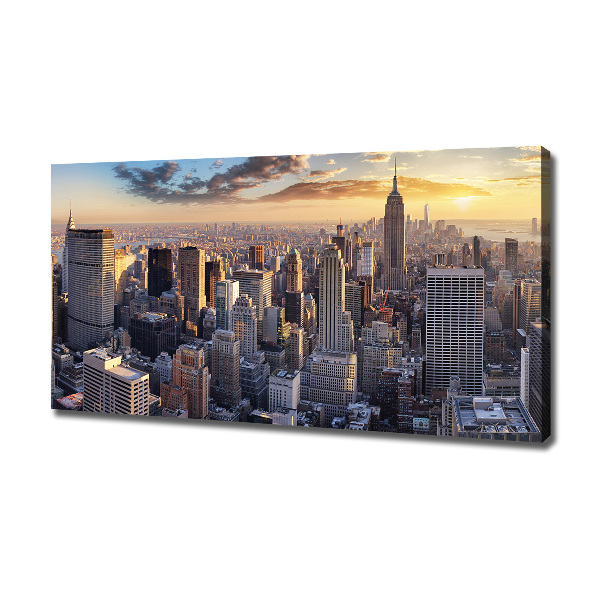 Foto op canvas New York vanuit vogelperspectief