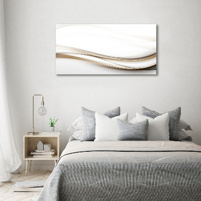 Foto op canvas Abstracte golven