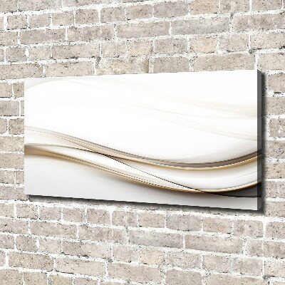 Foto op canvas Abstracte golven