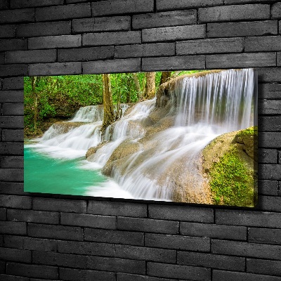 Canvas schilderij Watervallen