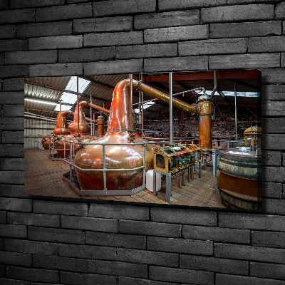 Schilderij op canvas Brouwerij