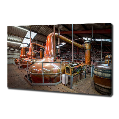 Schilderij op canvas Brouwerij