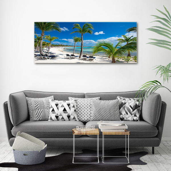 Foto canvas strand van de Malediven