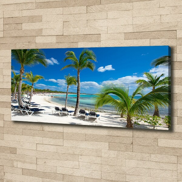 Foto canvas strand van de Malediven
