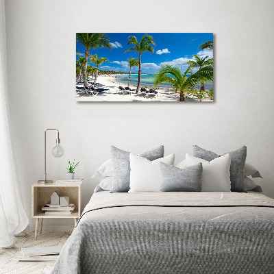 Foto canvas strand van de Malediven