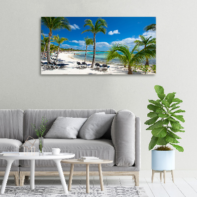 Foto canvas strand van de Malediven
