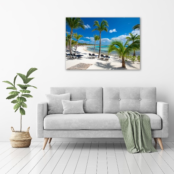 Foto canvas strand van de Malediven