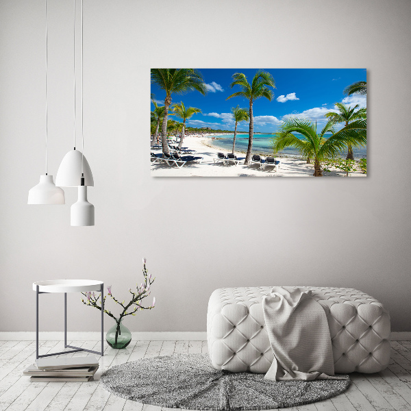 Foto canvas strand van de Malediven