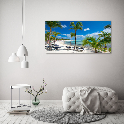 Foto canvas strand van de Malediven