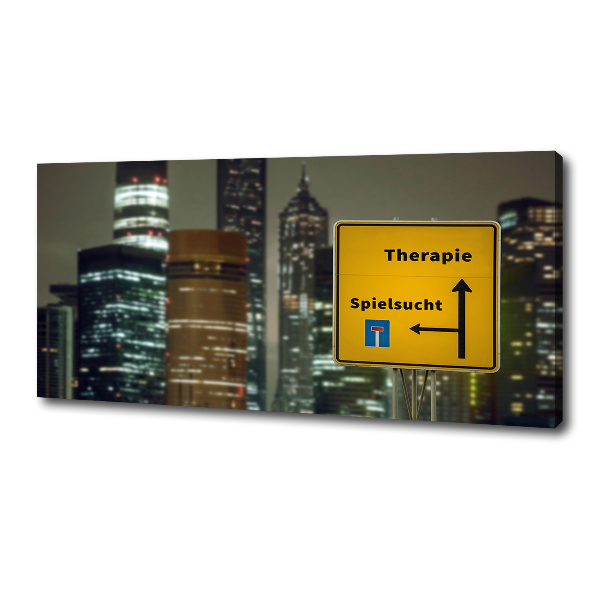 Foto op canvas Therapie in de stad