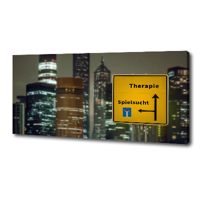 Foto op canvas Therapie in de stad