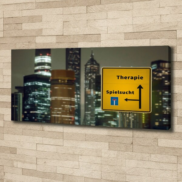 Foto op canvas Therapie in de stad