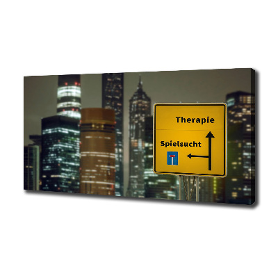 Foto op canvas Therapie in de stad