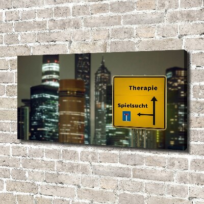 Foto op canvas Therapie in de stad