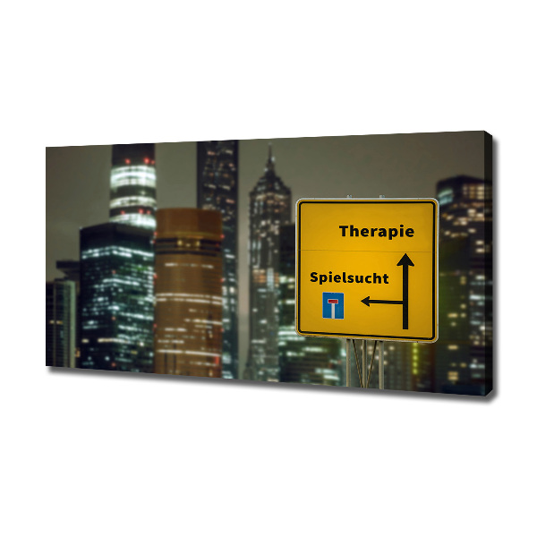 Foto op canvas Therapie in de stad